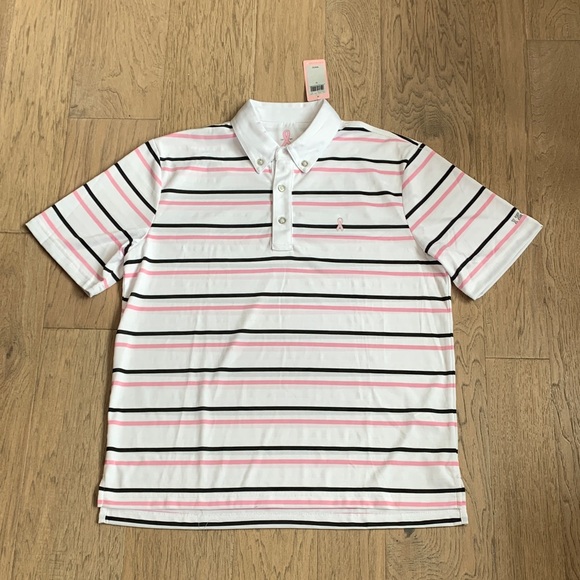 Izod Other - NWT Izod PerformX Breast Cancer Awareness Polo Size Medium